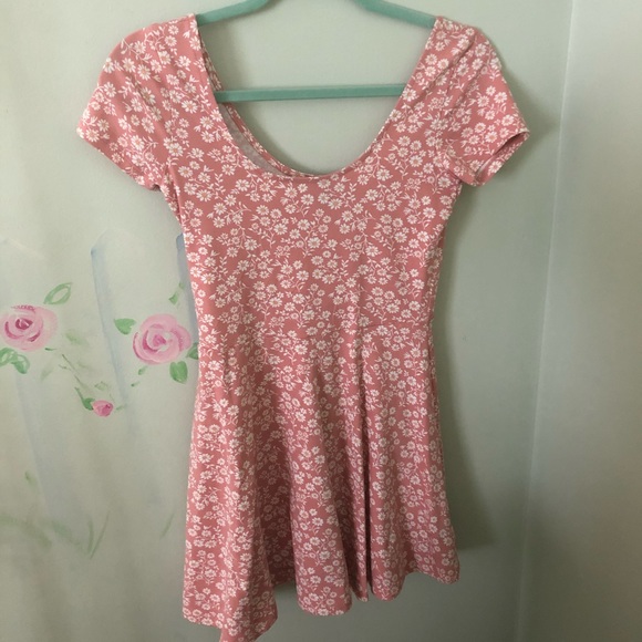 Forever 21 Dresses & Skirts - ✨Forever 21 Pink Floral Skater Dress | Size S